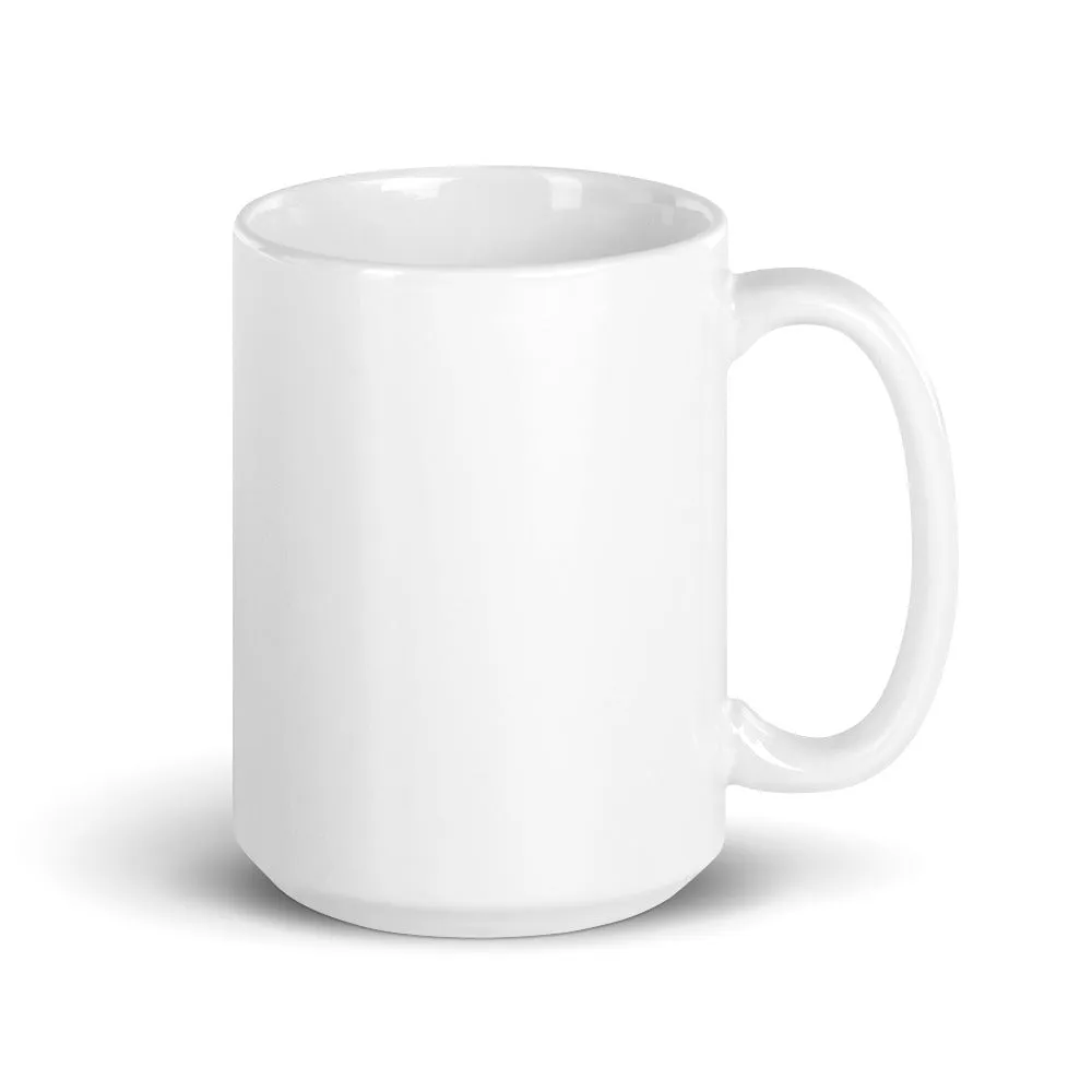 High Self Esteem White glossy mug (Right)