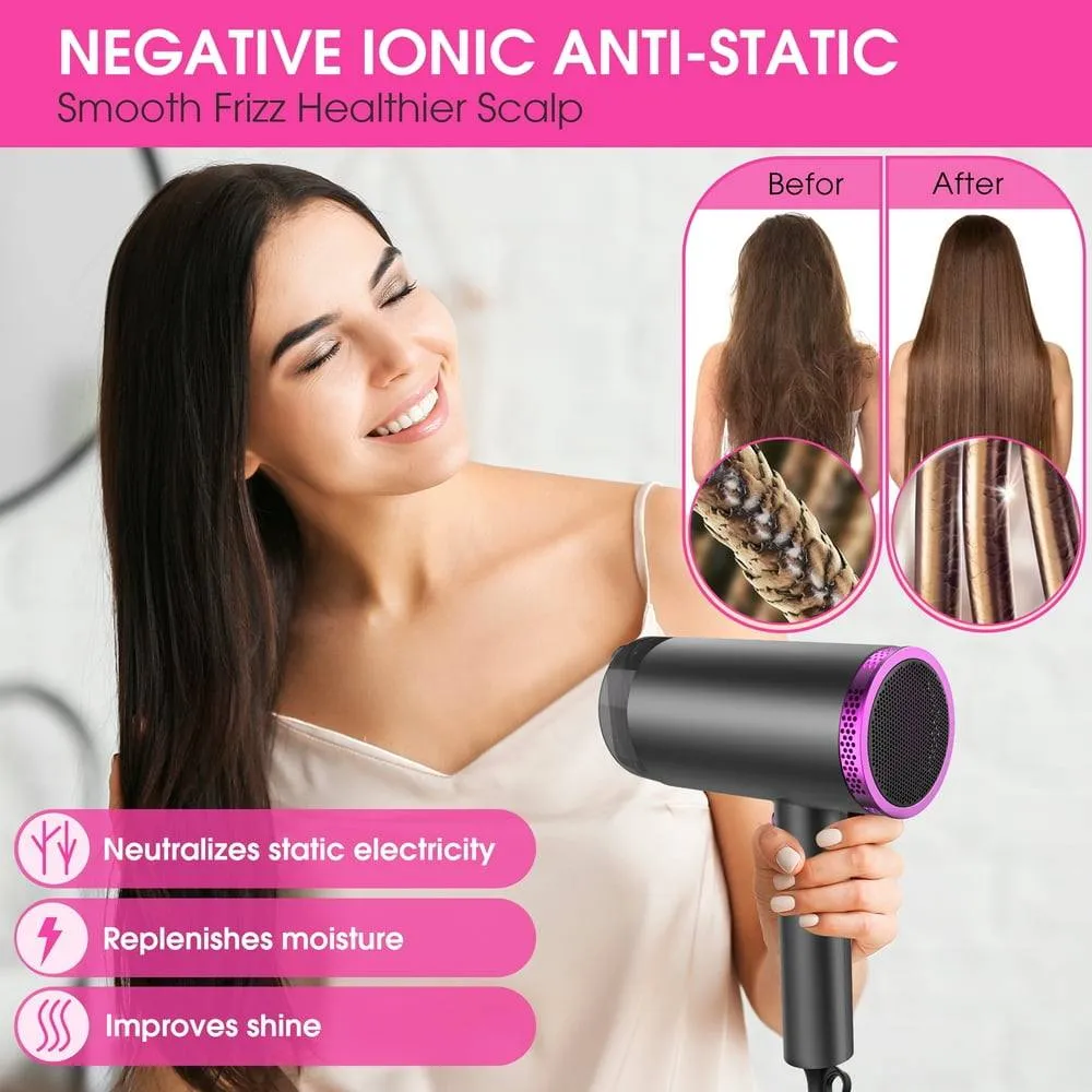 Ionic Hair Blow Dryers with 3 Heat Settings