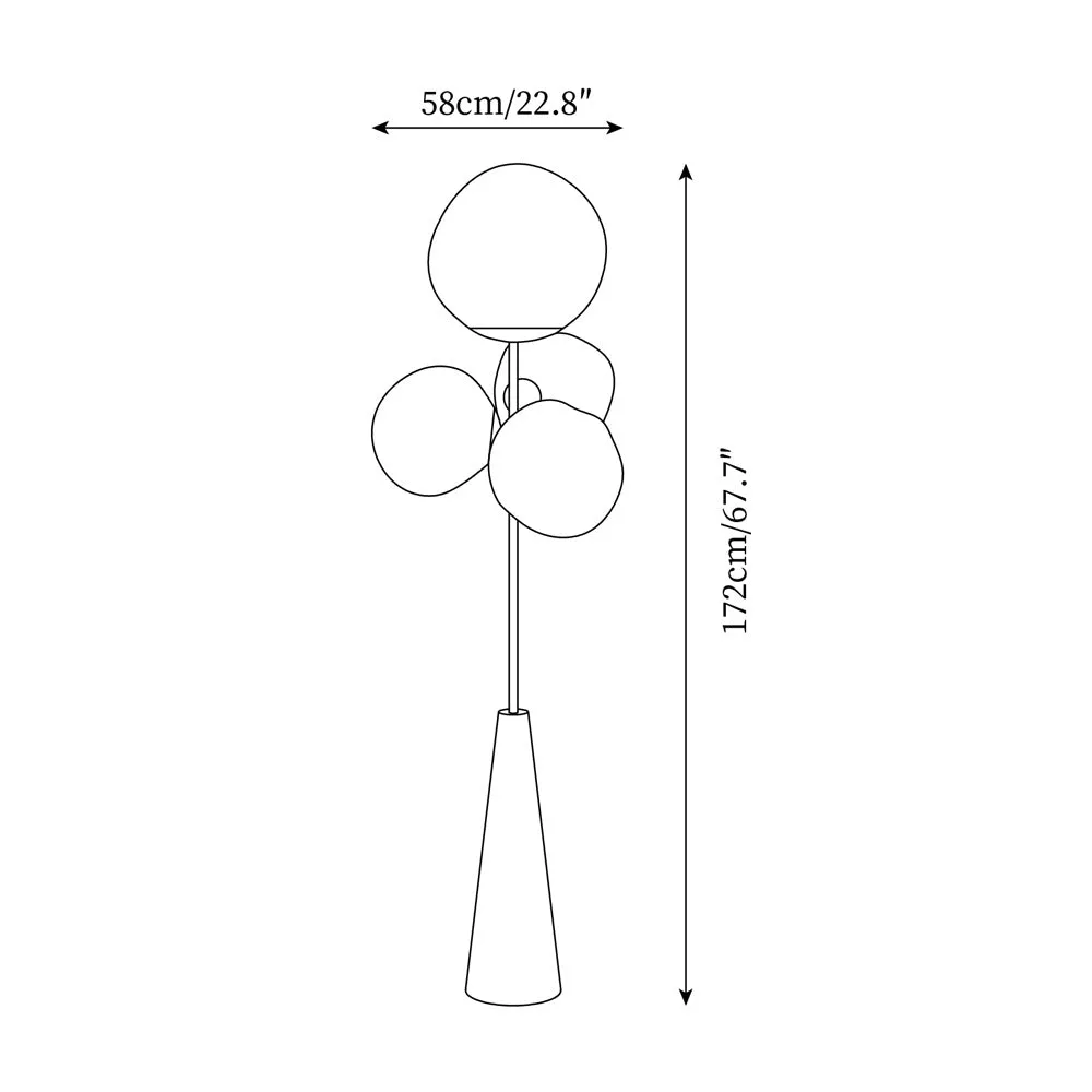 Lava Column Floor Lamp