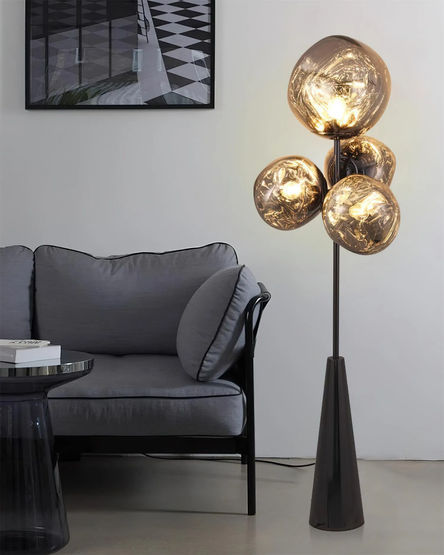 Lava Column Floor Lamp