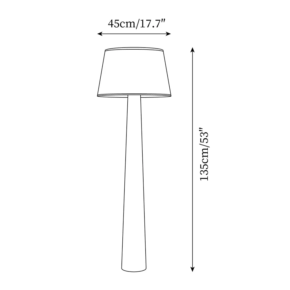 Malva Wood Floor Lamp