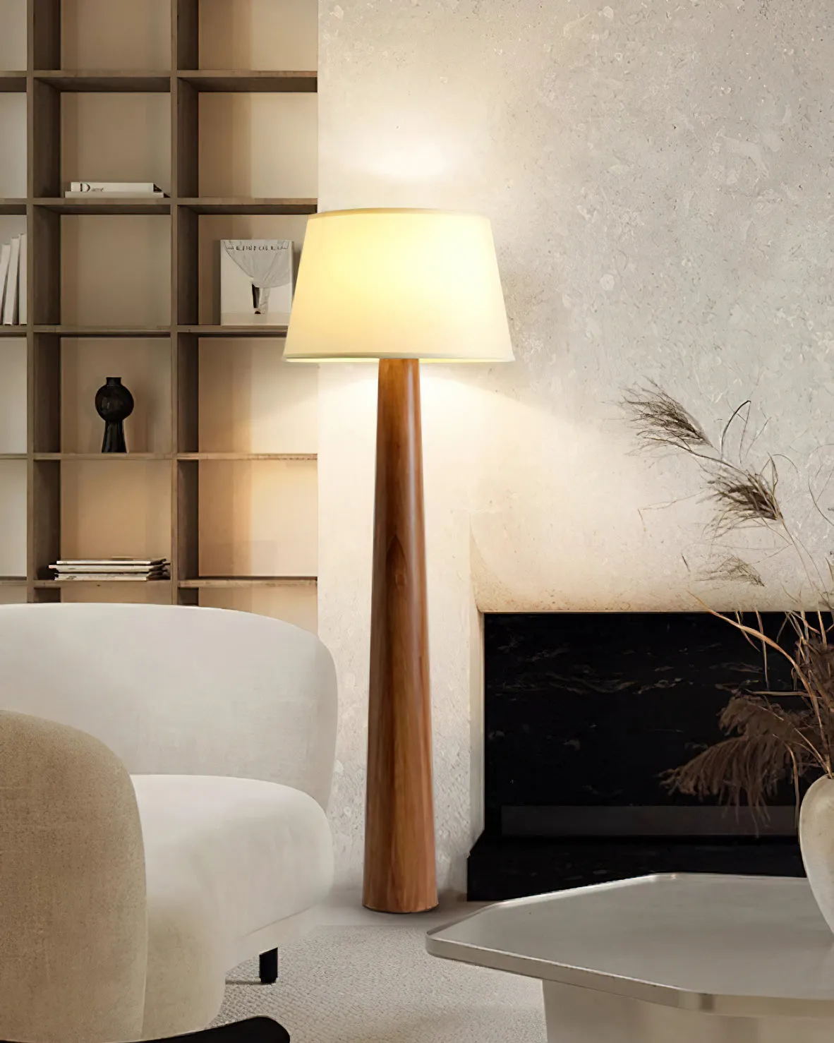 Malva Wood Floor Lamp