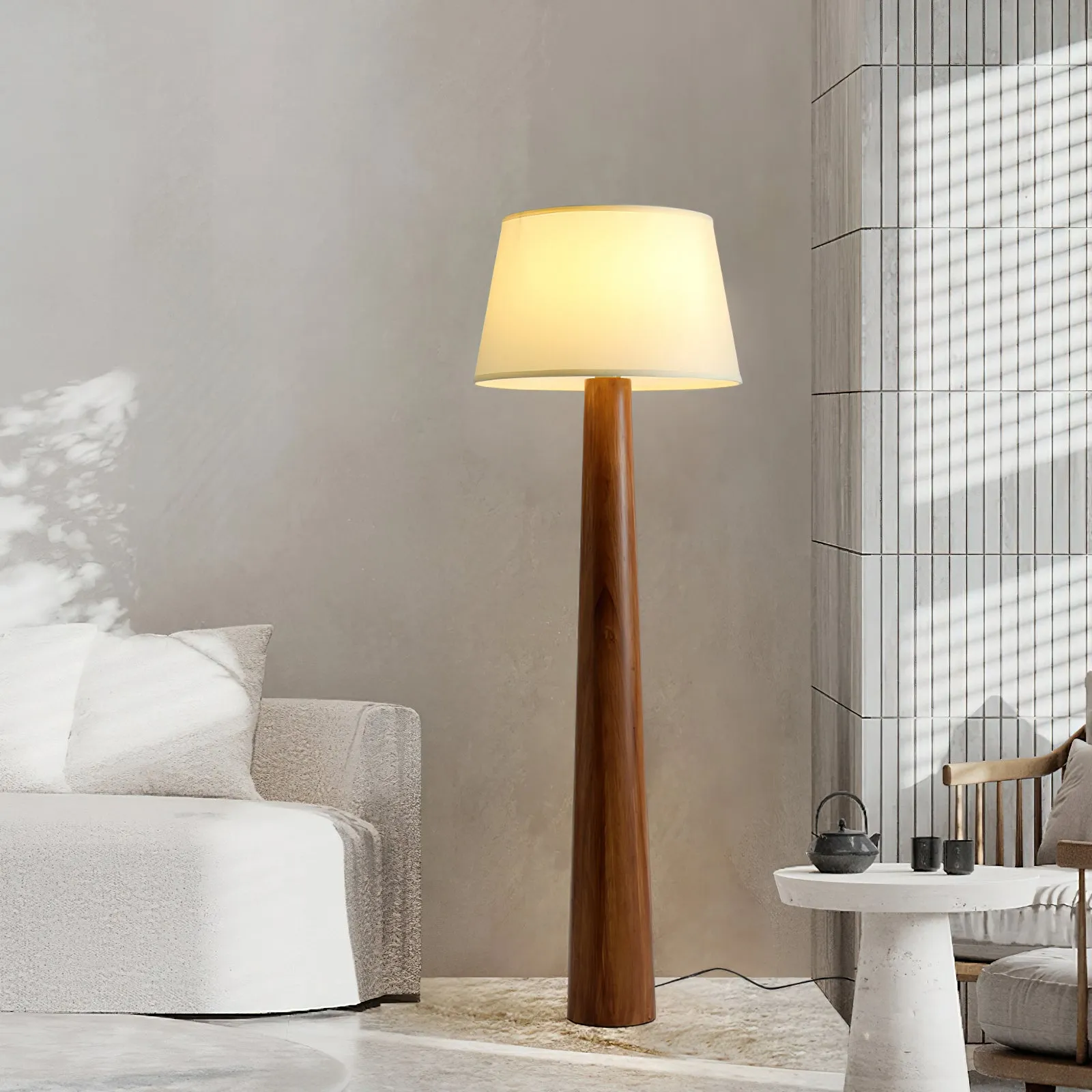 Malva Wood Floor Lamp