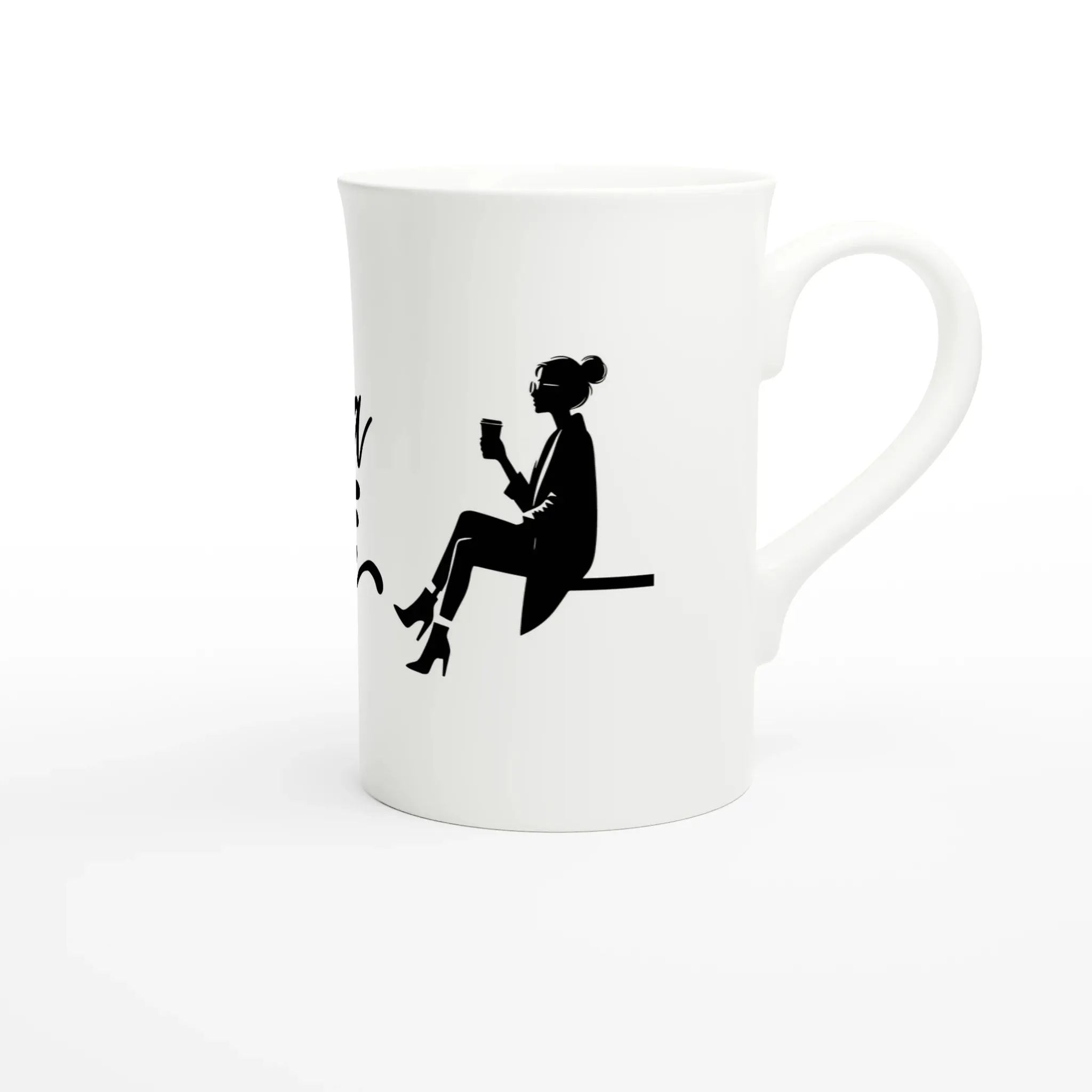 Mama Needs Coffee with Lady Silhouette