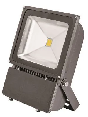 Monument Led Floodlight With Aluminum Housing Bronze 9-3/16X11-3/16X5-3/16 In 100-Watt Led Integrated Panel Array Included