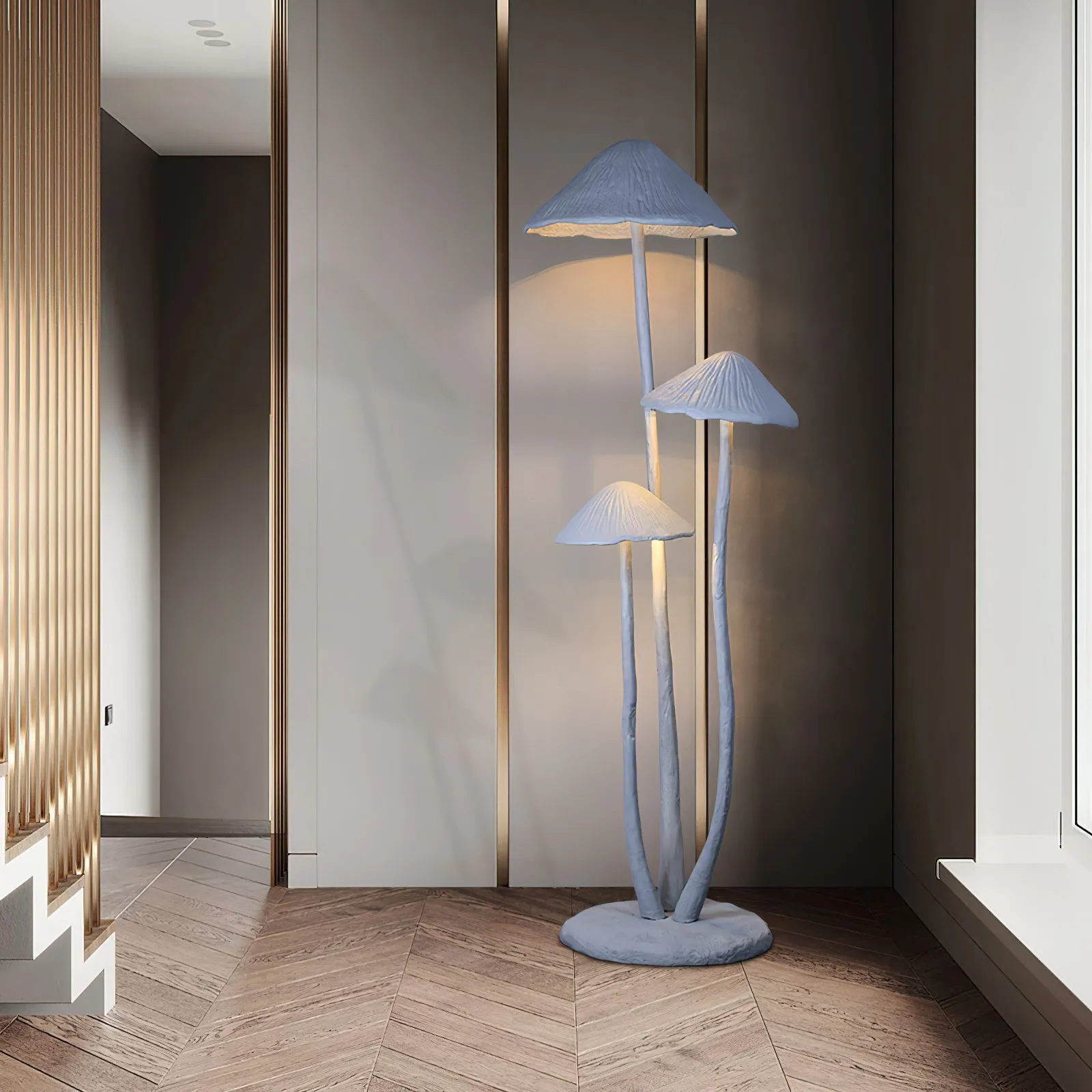 Mushroom Sculpture Floor Lamp