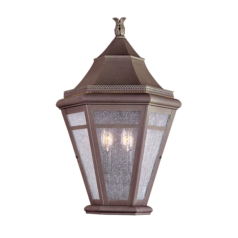 Natural Rust Outdoor 2 Light Sconce