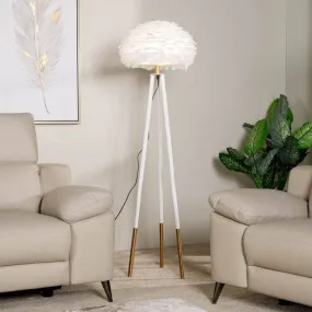 Nebraska Feather Floor Lamp