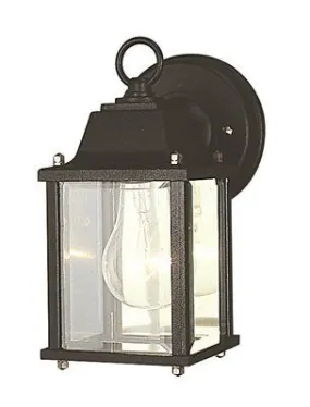 Outdoor Wall Lantern Black 4-1/2 X 8 Inch  Uses (1) 60-Watt Medium Base Lamp