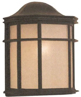 Outdoor Wall Lantern Cast Aluminum White 7-3/4 X 9-1/2 X 4-1/2 Inch  Uses (1) 100-Watt Medium Base Lamp