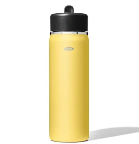 OXO Strive Wide Mouth Water Bottle with Straw Lid - Citrine – 20oz