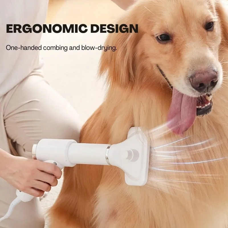 Pet 2-in-1 Dryer with Slicker Brush