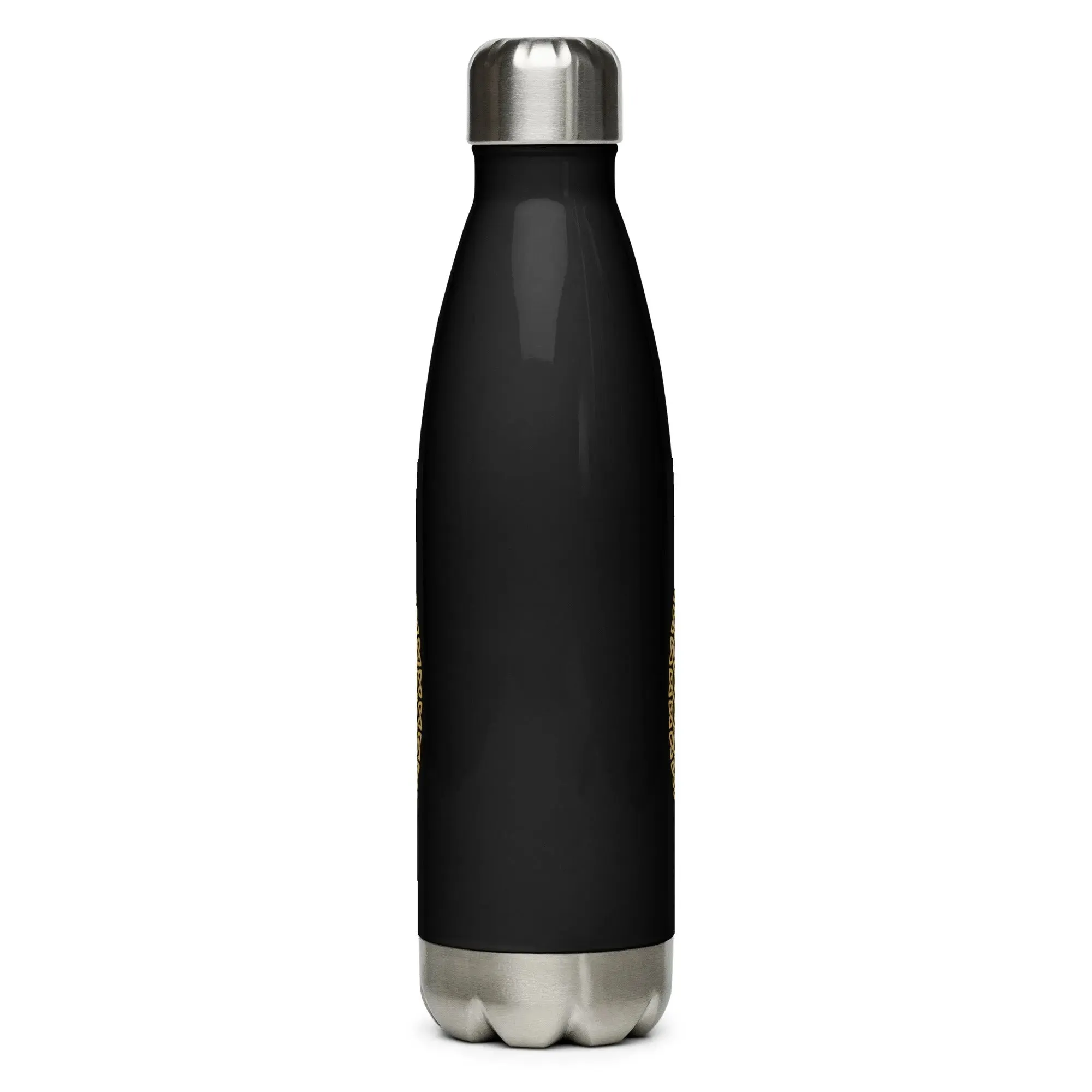 "Salutary Glow" Collection - Black Stainless Steel Water Bottle