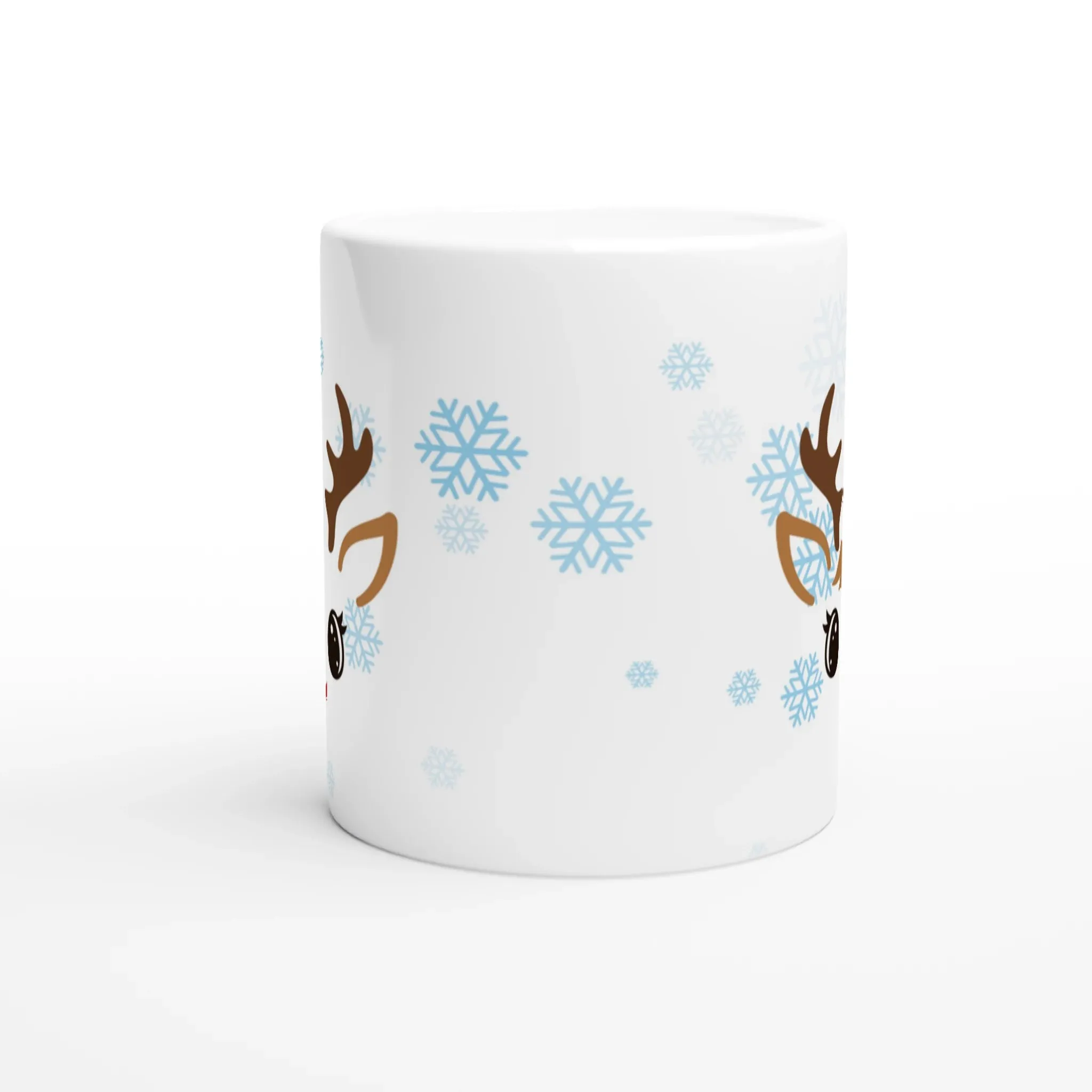 Reindeer Couple Mug | Adorable Reindeer Faces