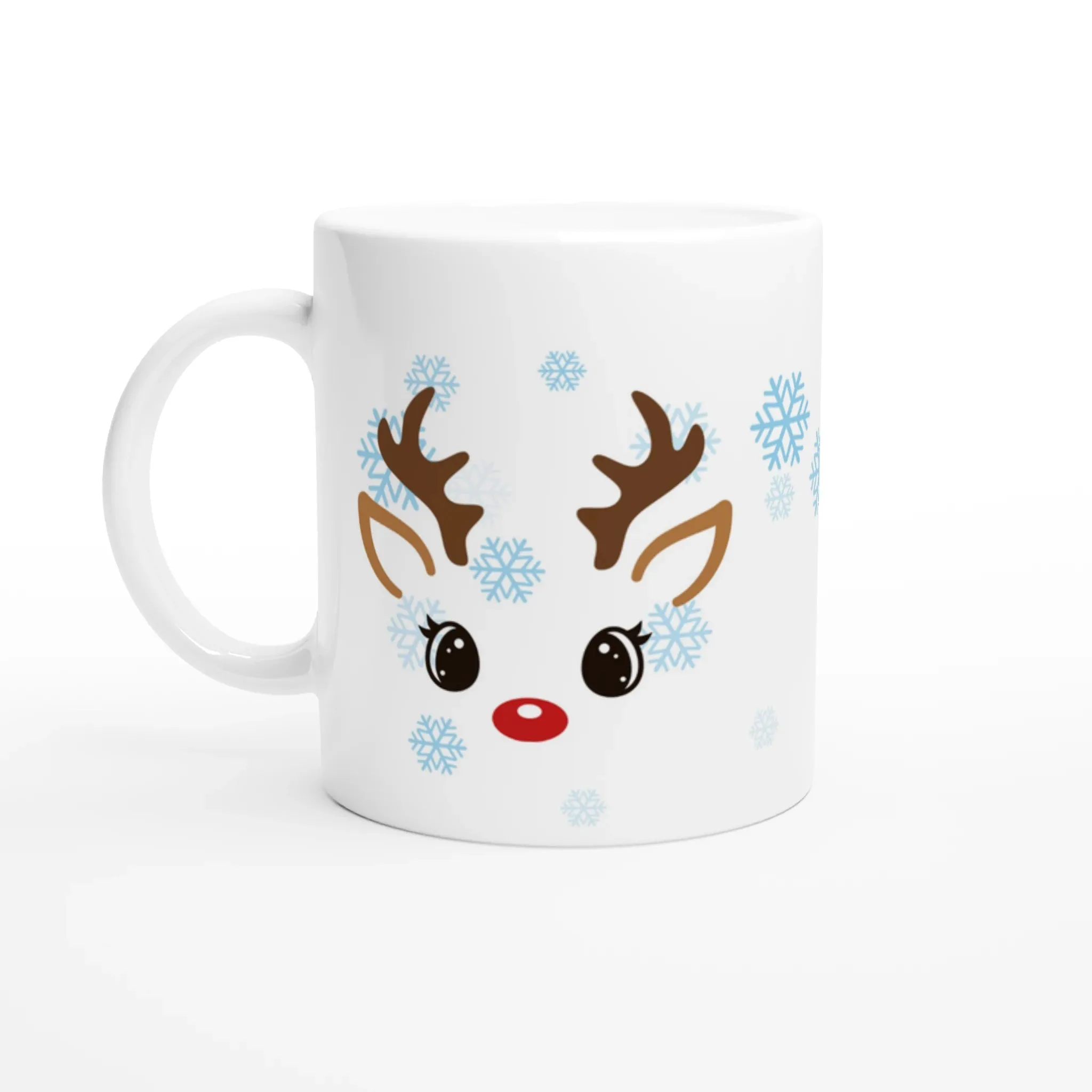 Reindeer Couple Mug | Adorable Reindeer Faces