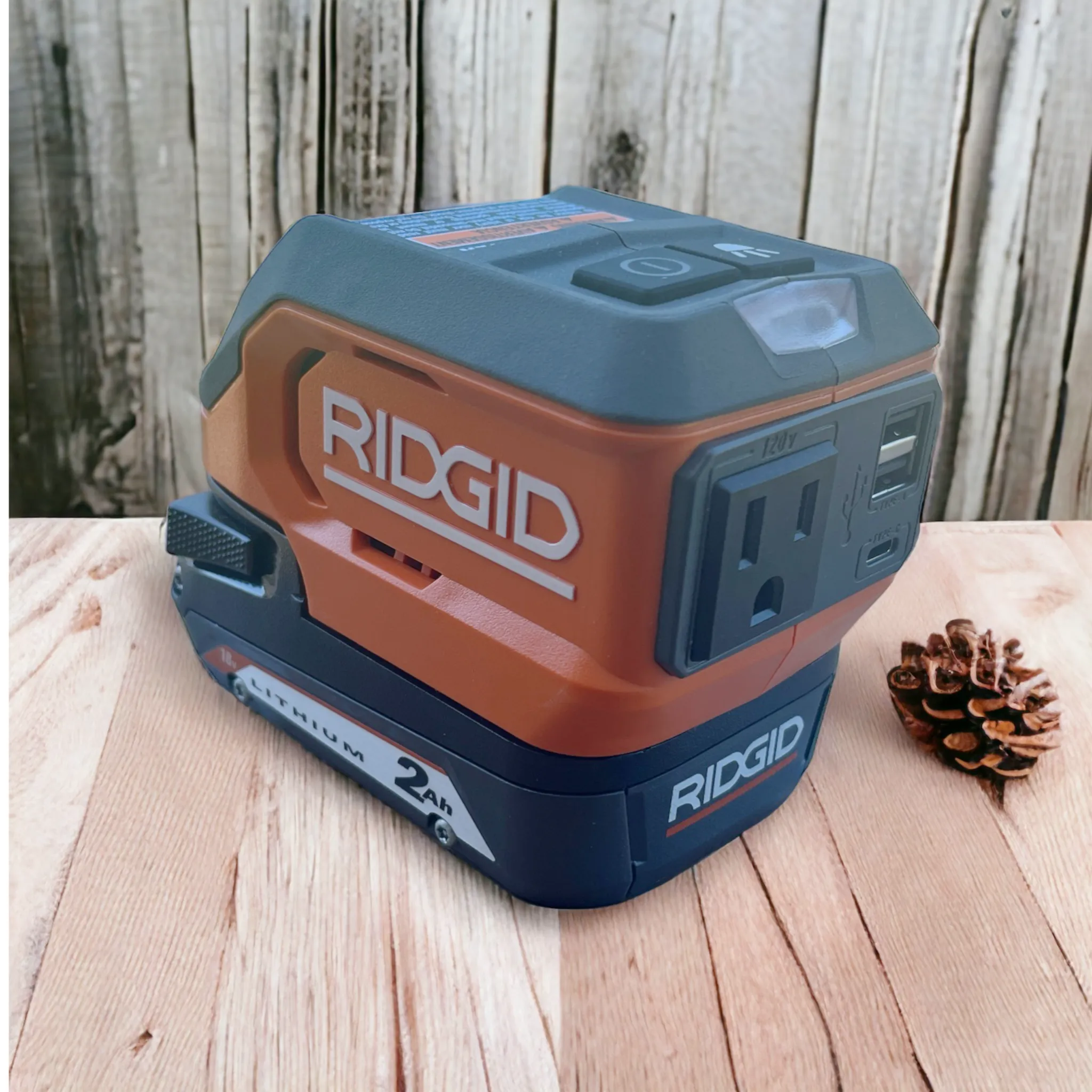 RIDGID 18-Volt 175-Watt Power Inverter (Tool Only)