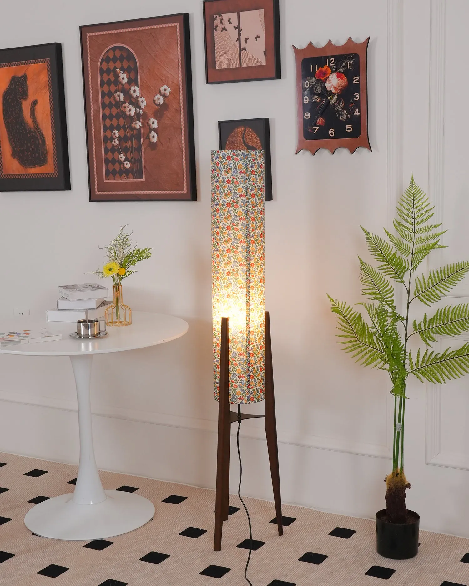 Roya Floral Floor Lamp