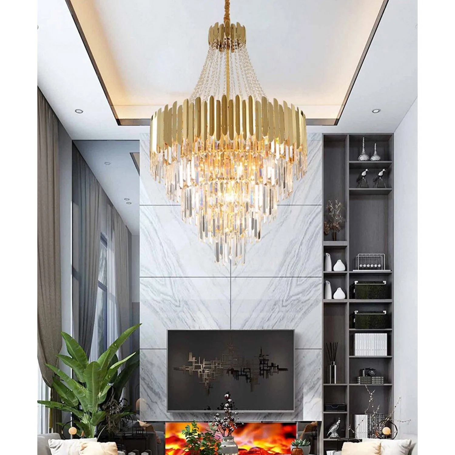 Royal Pietra Crystal Chandelier