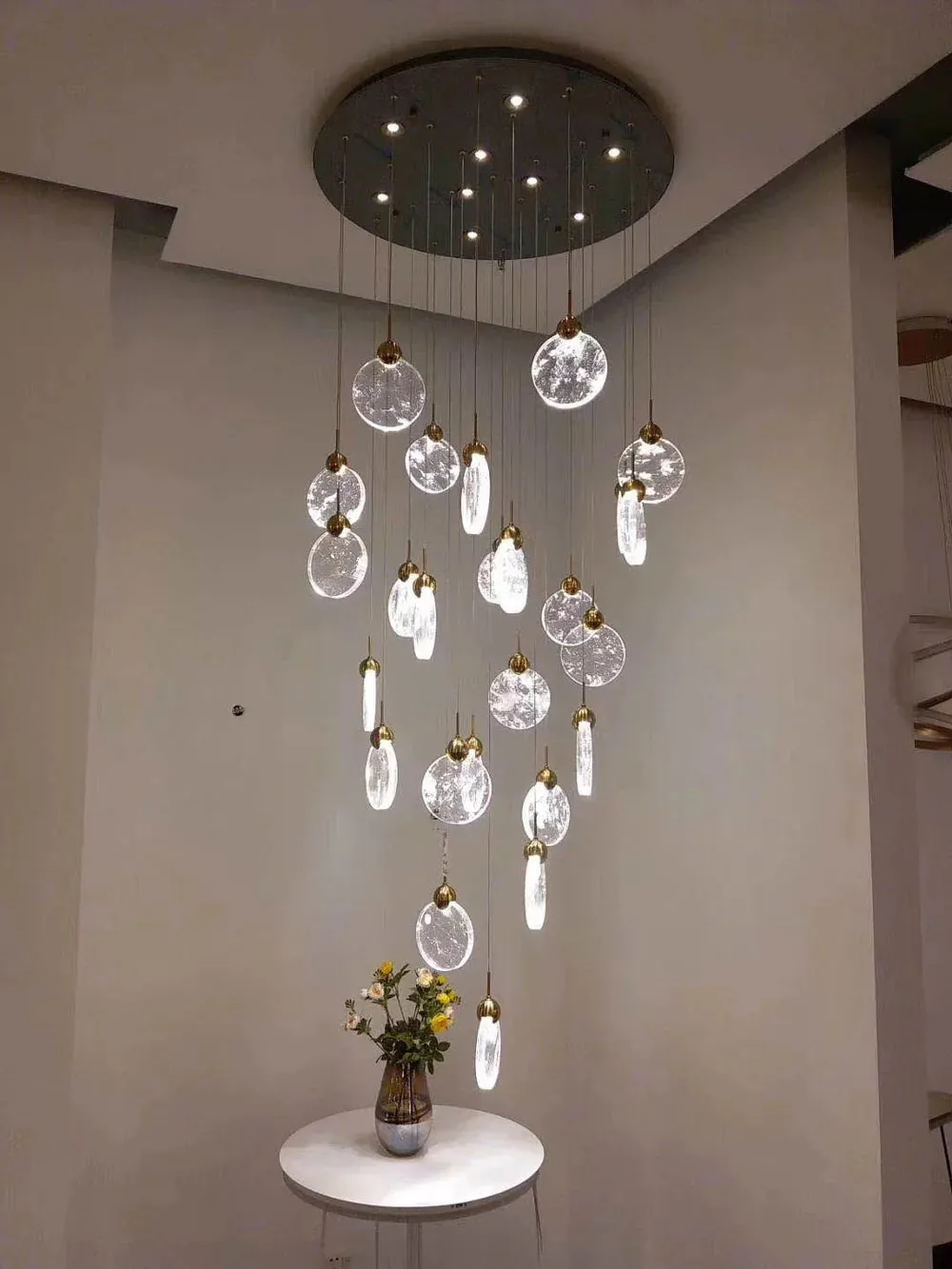 Rylight Cloud Glass Cluster LED Pendant Light