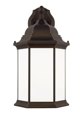 Sevier Collection - Extra Large One Light Downlight Outdoor Wall Lantern | Finish: Antique Bronze - 8738751-71