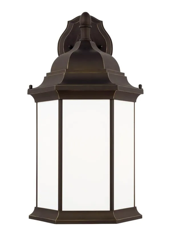 Sevier Collection - Extra Large One Light Downlight Outdoor Wall Lantern | Finish: Antique Bronze - 8738751-71