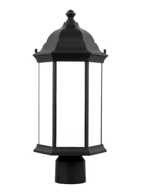 Sevier Collection - Medium One Light Outdoor Post Lantern | Finish: Black - 8238601-12