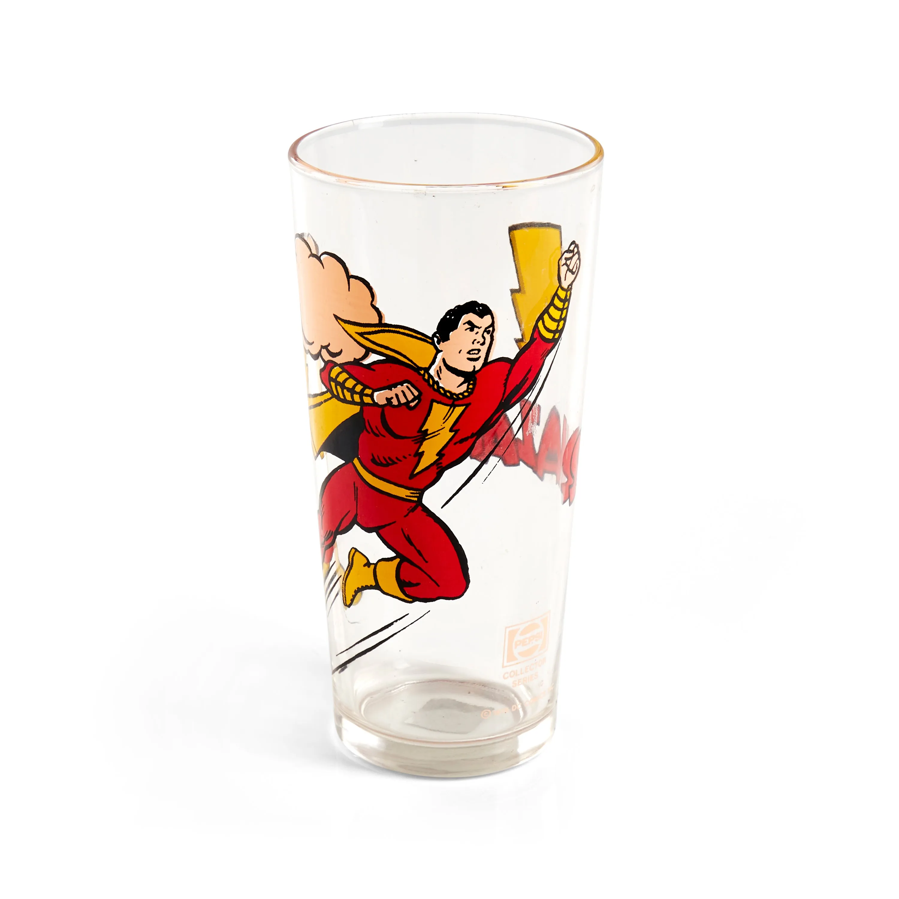 Shazam Retro Glass Cup