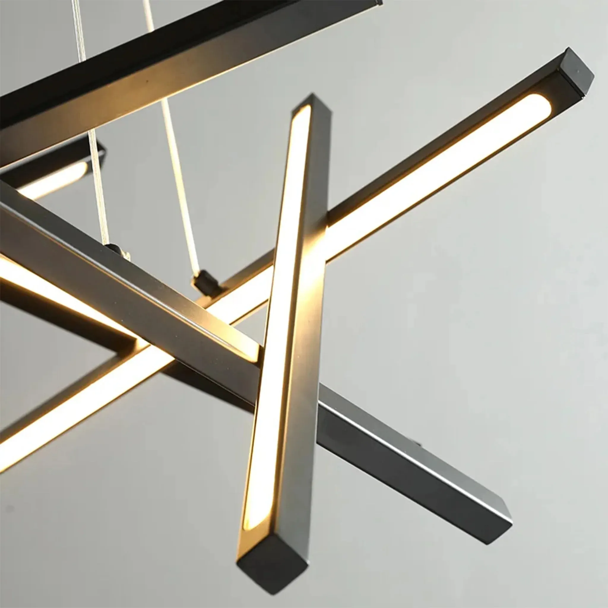 Sisikon | Creative Abstract Lines LED Chandelier