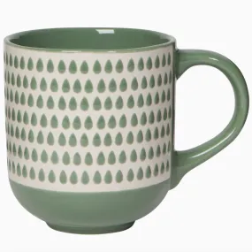 Stoneware Mug - Jade Cloudburst