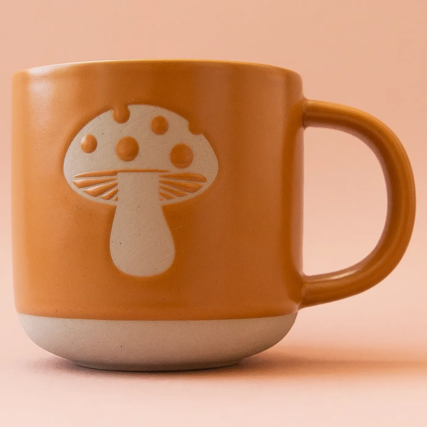 Stoneware Mug - Retro Mushroom