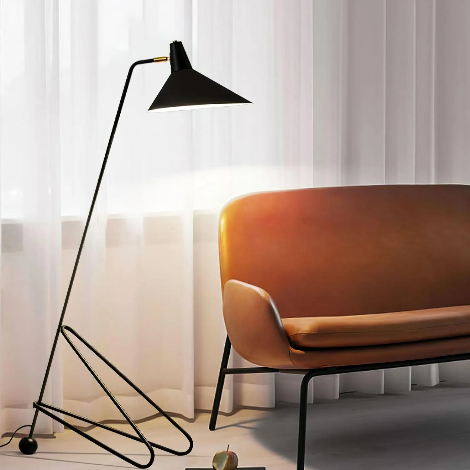 Svelte Noir Floor Lamp