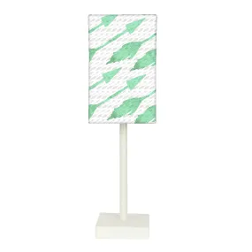 Tall Table Lamp For Living Rooms -   Green Arrows