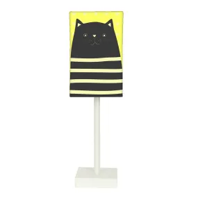 Tall Table Lamp For Living Rooms -   Yellow Cat