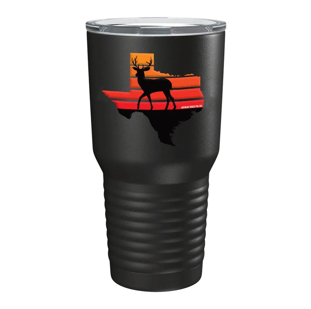 Texas Deer Sunset Tumbler