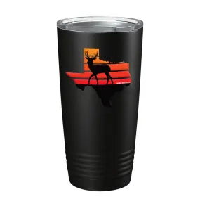 Texas Deer Sunset Tumbler