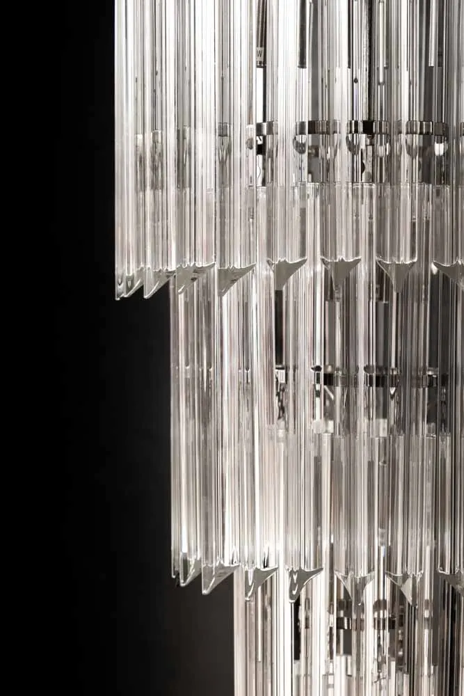 Tiered Crystal Chandelier