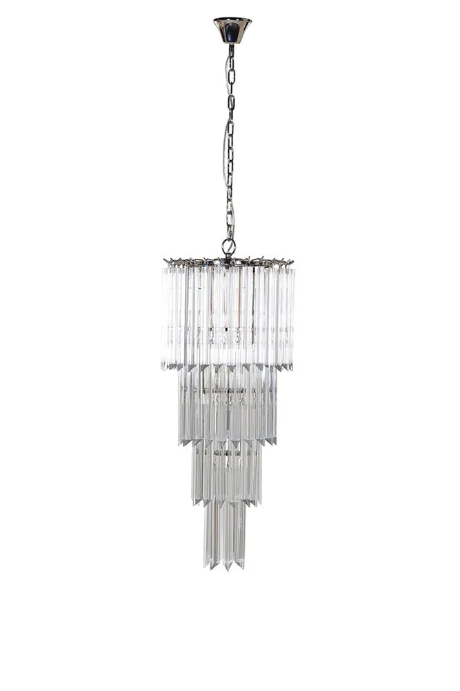 Tiered Crystal Chandelier