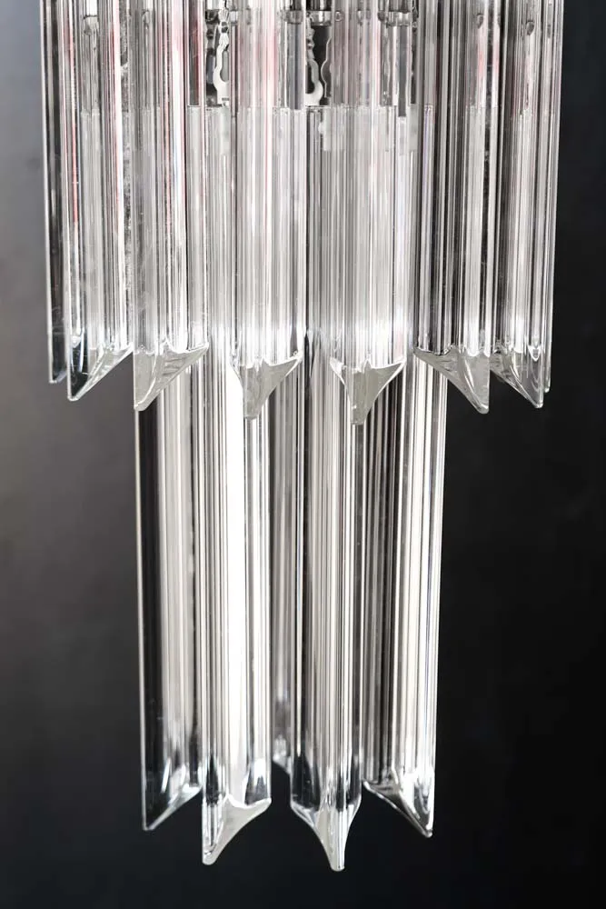 Tiered Crystal Chandelier