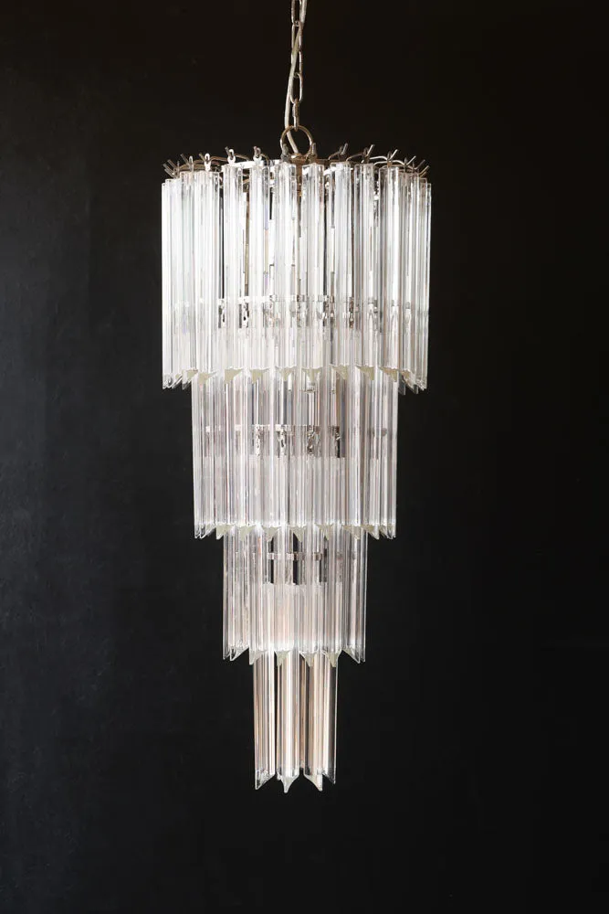 Tiered Crystal Chandelier