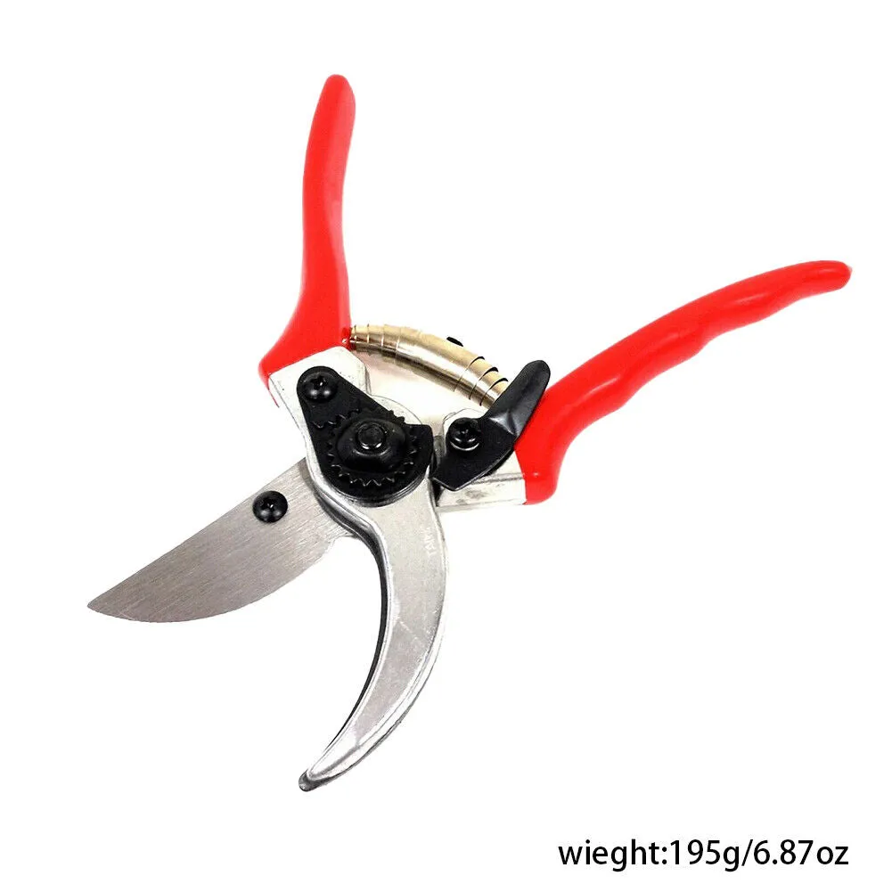 US 2-4 Pack 7-Inch Steel Bypass Pruning Garden Shears Cut High Tension Coil