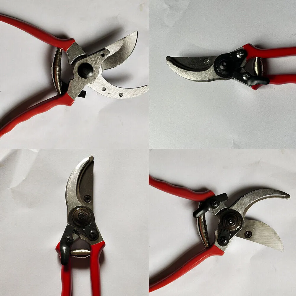 US 2-4 Pack 7-Inch Steel Bypass Pruning Garden Shears Cut High Tension Coil