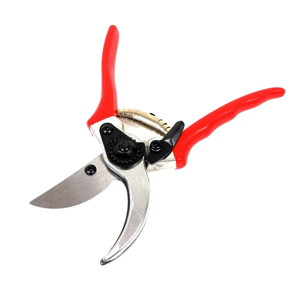 US 2-4 Pack 7-Inch Steel Bypass Pruning Garden Shears Cut High Tension Coil