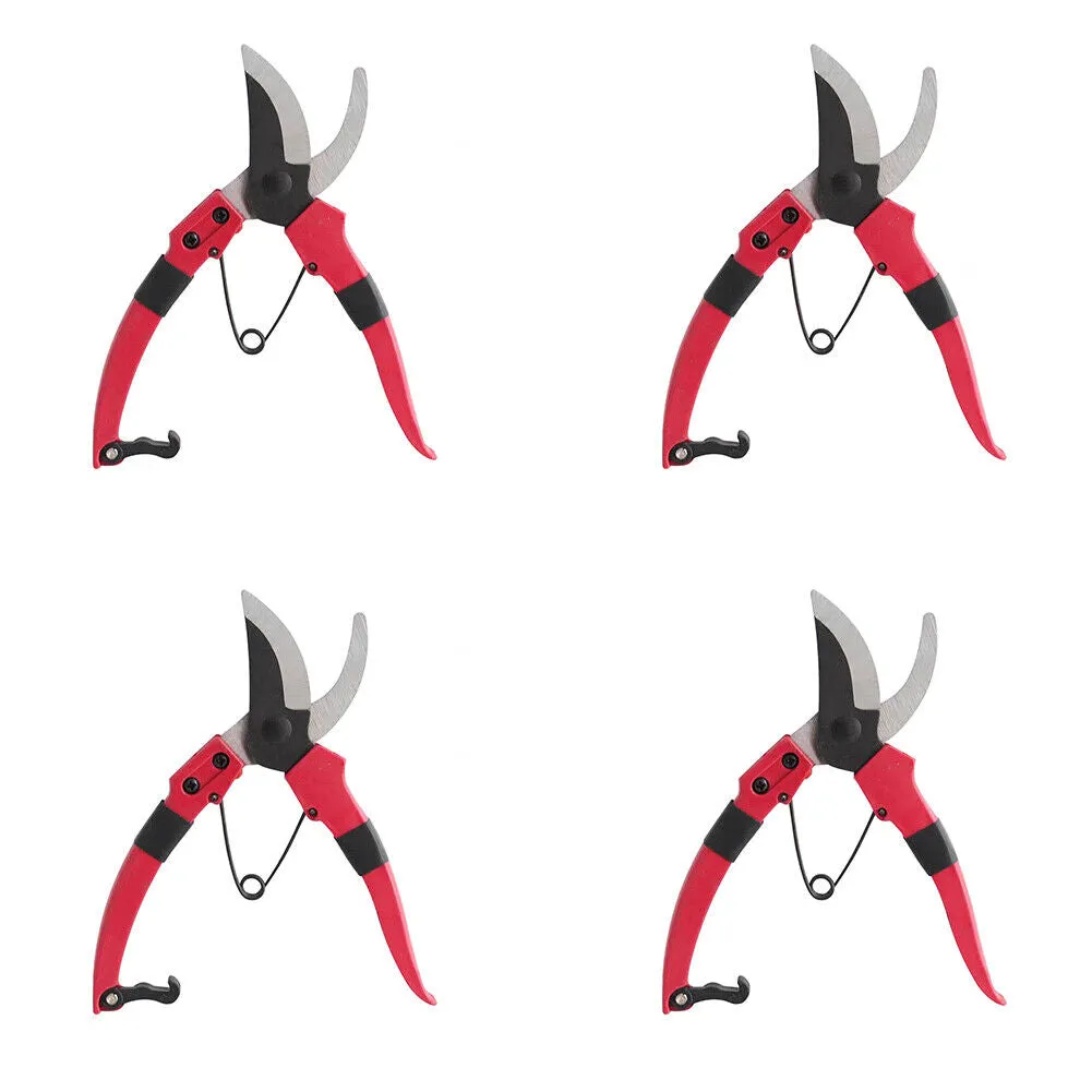 US 2-4 Pack Cutter Home Gardening Tools Bypass Pruning Shears Sharp Steel Blade