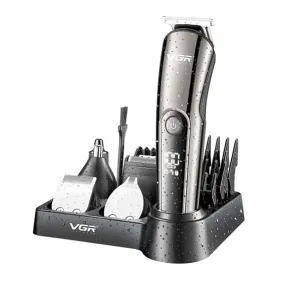 VGR V-107 Professional 11in1 IPX6 Washable Grooming Kit Trimmer for Men, 150 min Runtime