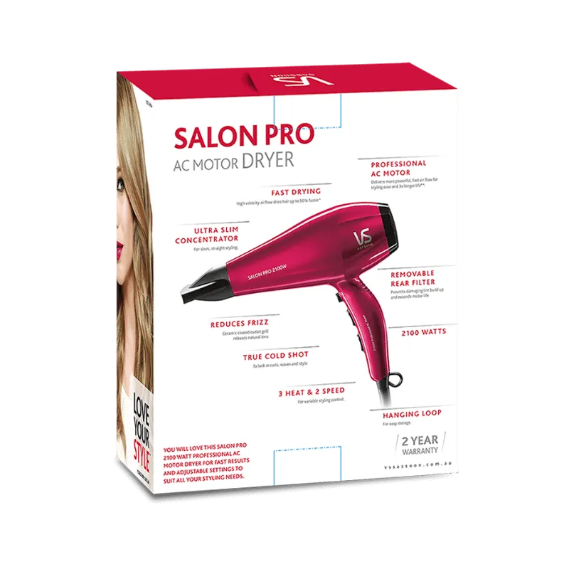 VS Sassoon Salon Pro 2100 VSD5168BA