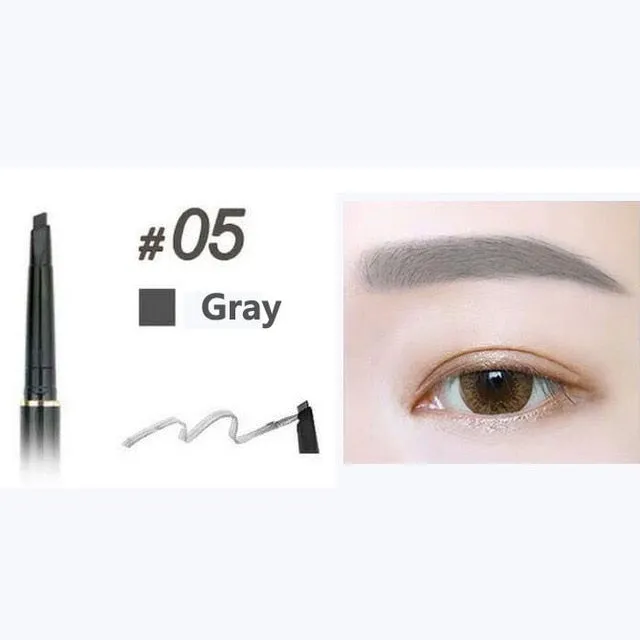 Waterproof Black Brown Eyebrow Pencil Makeup Set