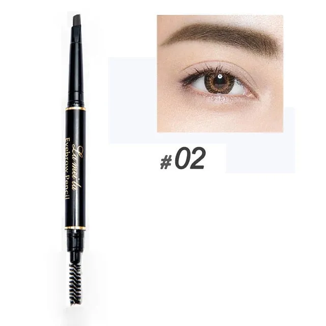 Waterproof Black Brown Eyebrow Pencil Makeup Set