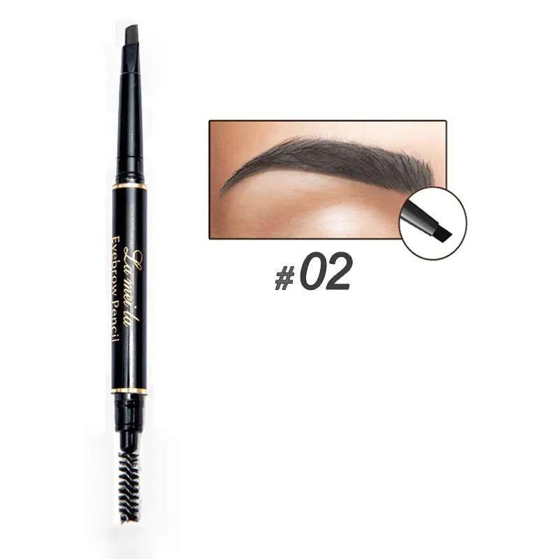 Waterproof Black Brown Eyebrow Pencil Makeup Set