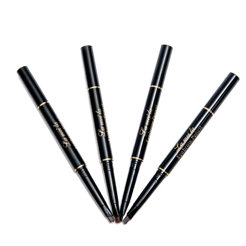 Waterproof Black Brown Eyebrow Pencil Makeup Set