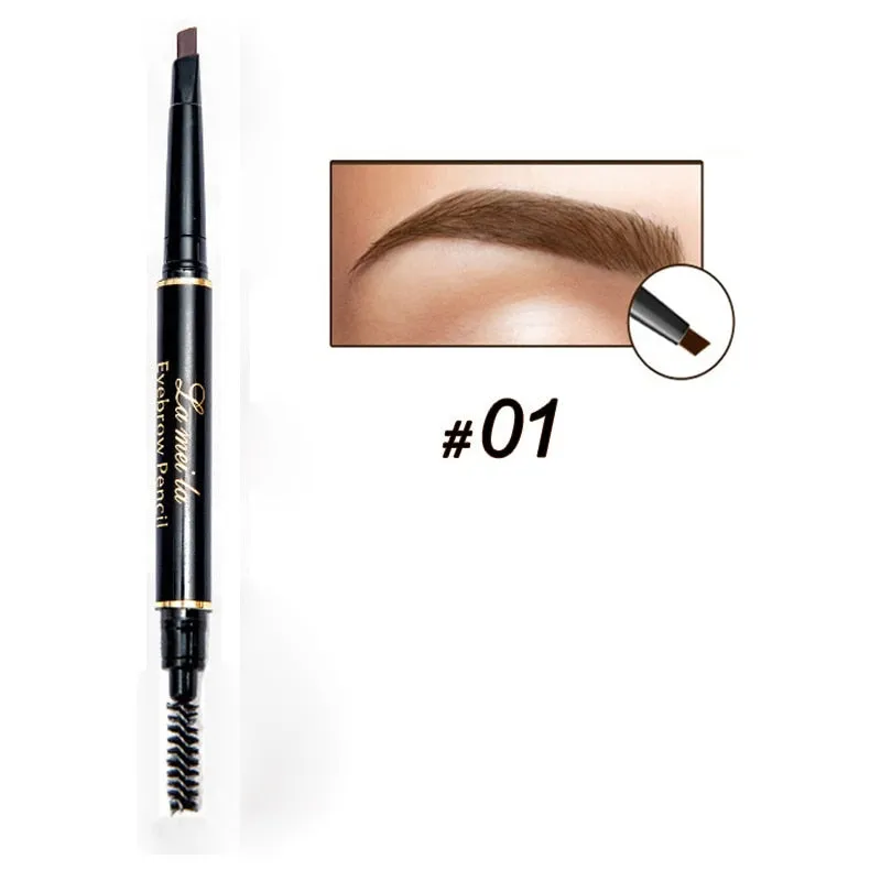 Waterproof Black Brown Eyebrow Pencil Makeup Set